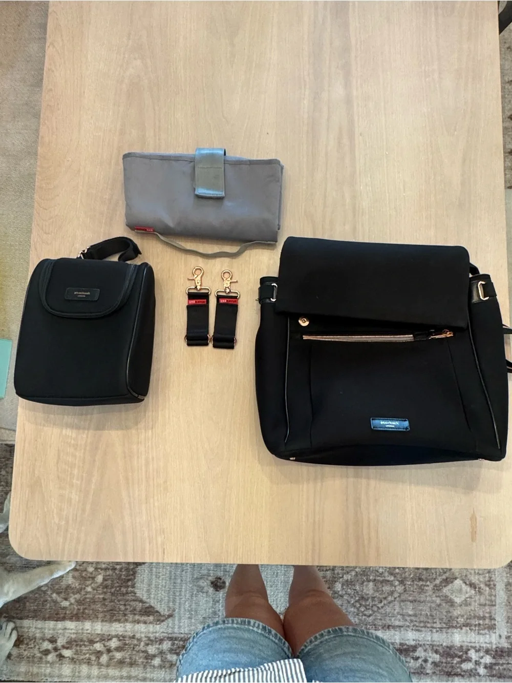 Storksak stylish black